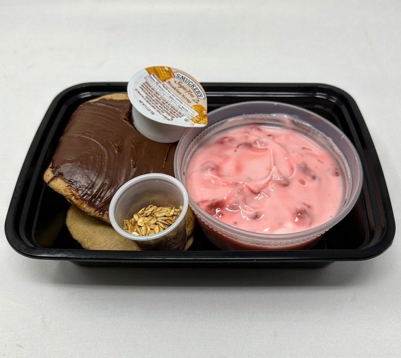 Banana Nutella Protein Pancakes