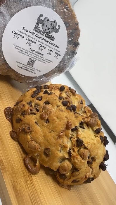 Sea Salt Caramel Crunch Protein Cookie - (2) 9oz Cookies