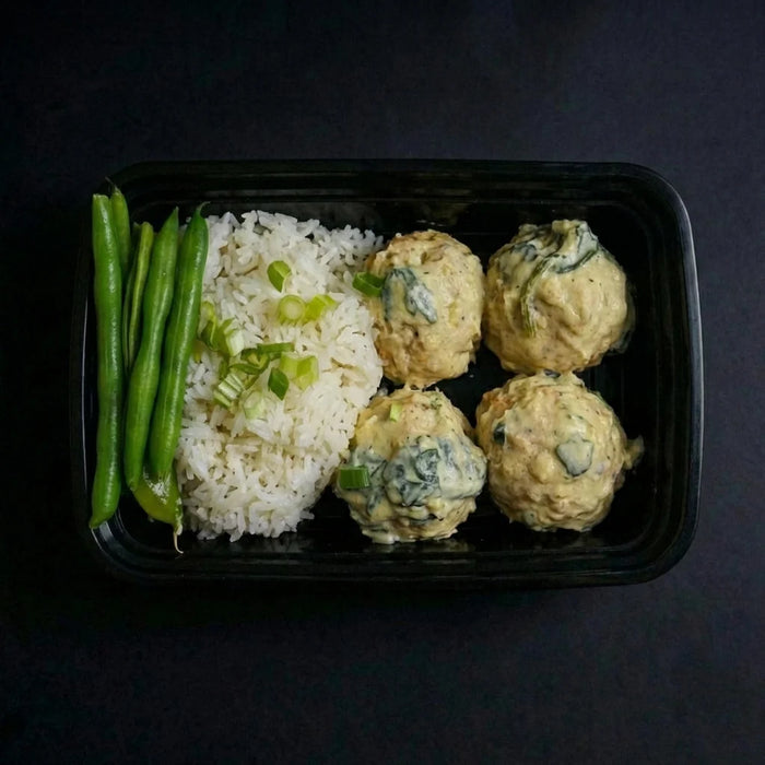 Creamy Parmesan Chicken Meatballs