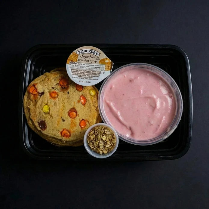 Reeses Peanut Butter Chocolate Protein Pancakes