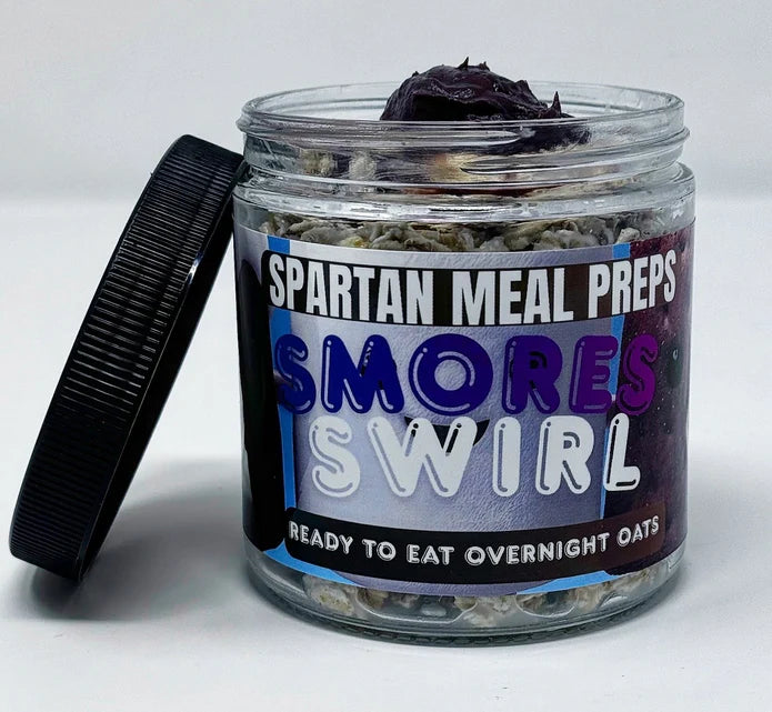 S'mores Swirl Protein Overnight Oats