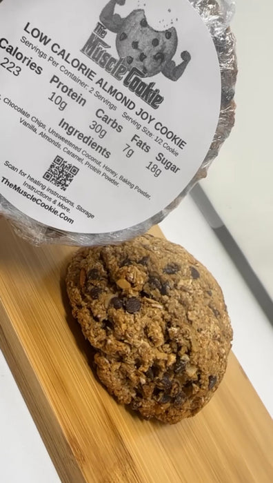 Low Calorie Almond Joy Protein Oat Cookie - (2) 8oz Cookies